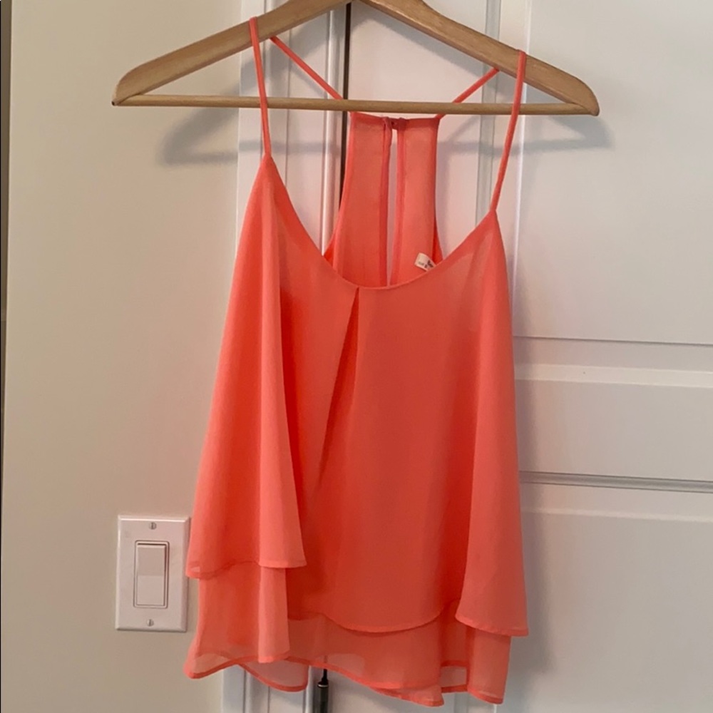 Peach Bershka tank top